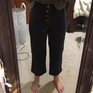 Levis Wide Leg Cropped